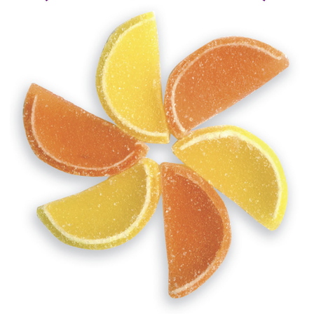 Мармелад Дольки Фруктовый нектар микс с ароматом лимона апельсина грейпфрута 500 г