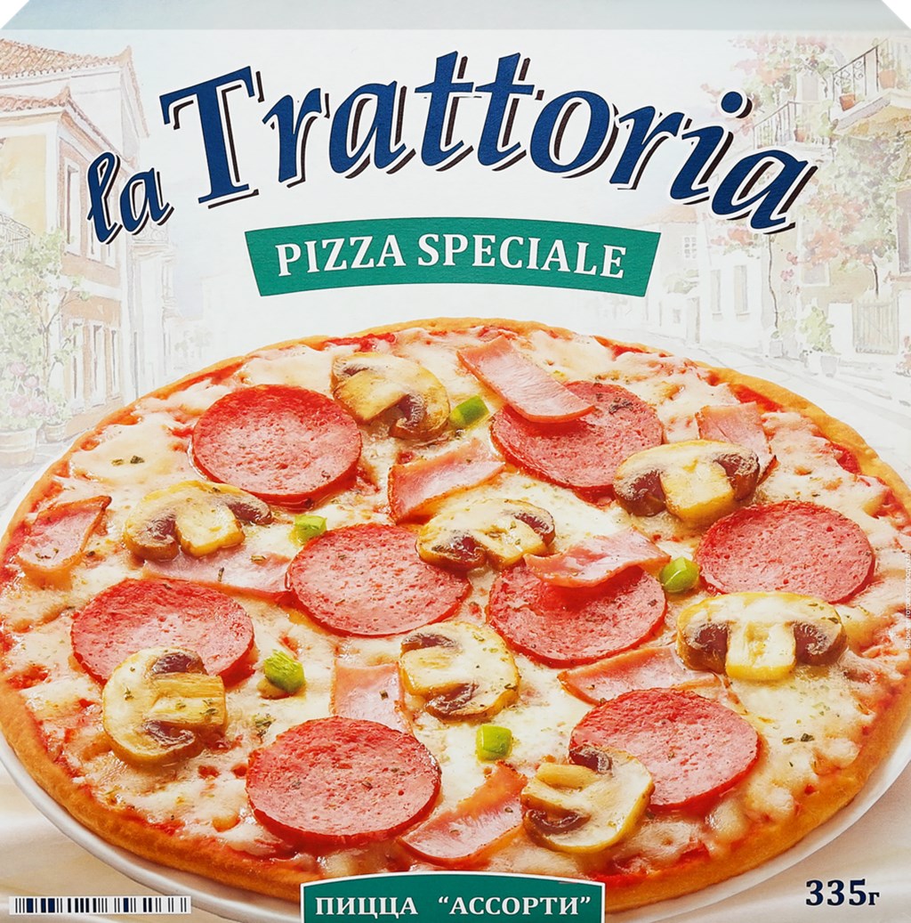 Пицца Ла Траттория зам 335 г ассорти