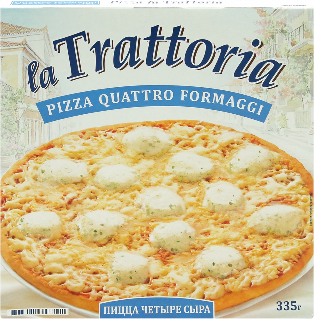 Пицца Ла Траттория зам 335 г четыре сыра