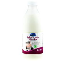 Молоко Молком 3,2-6% 900 мл ПЭТ цельное
