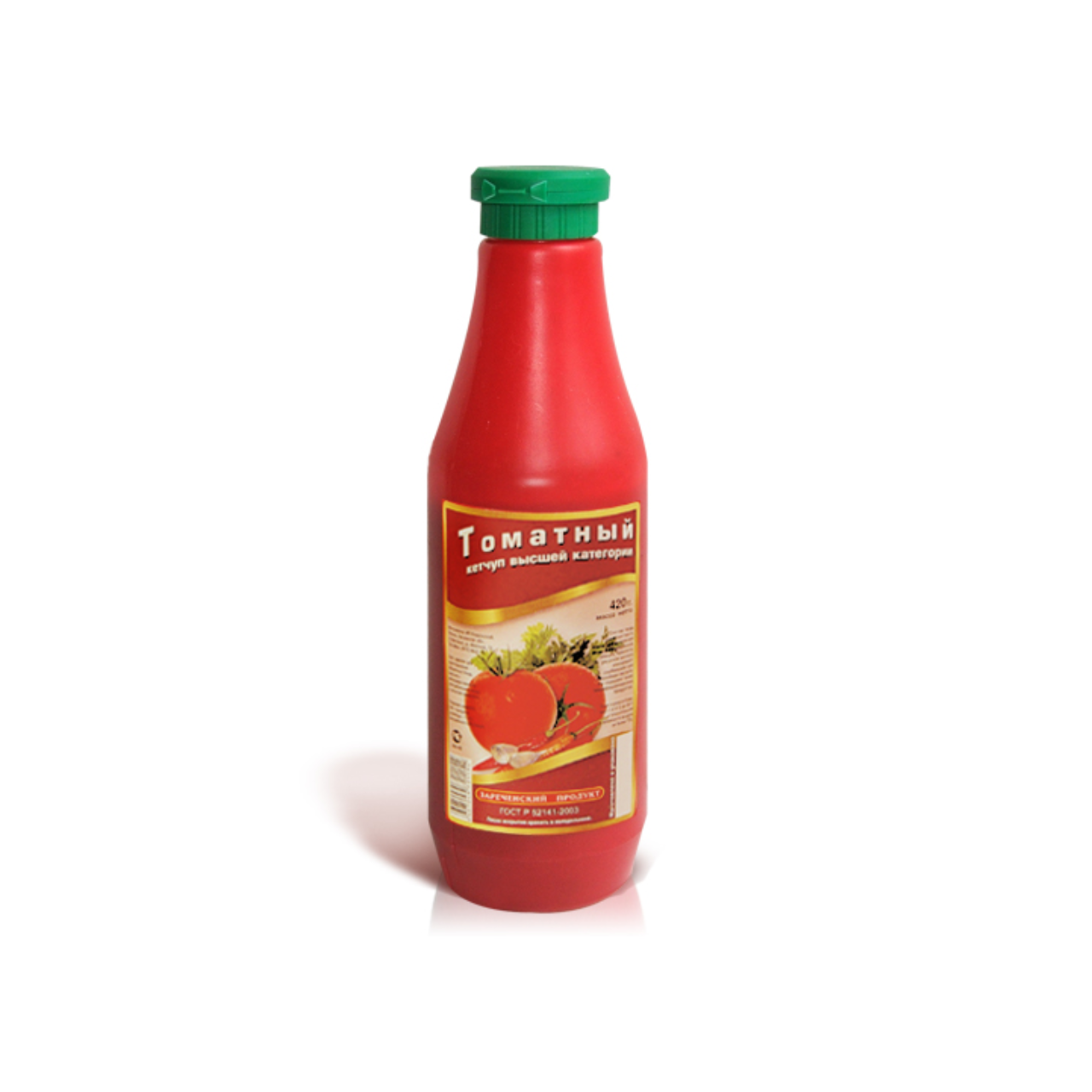 Кетчуп Зареченский продукт 420 г ПЭТ томатный