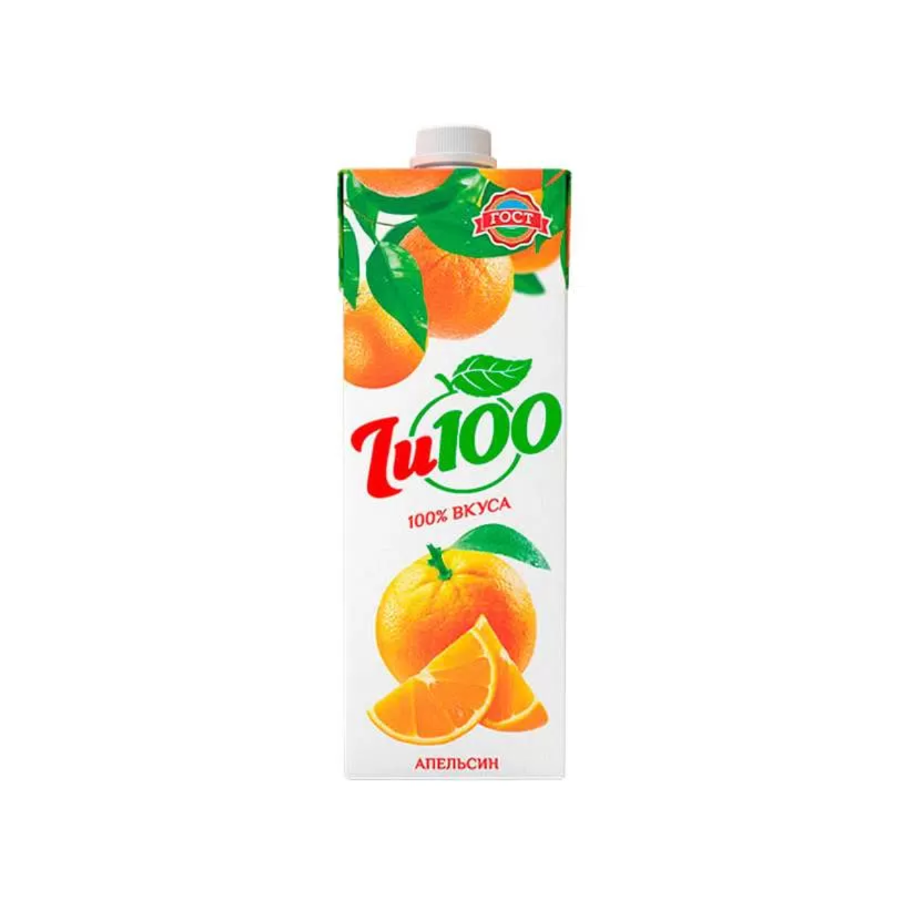 Нектар Джу100 1л т/п апельсиновый неосв