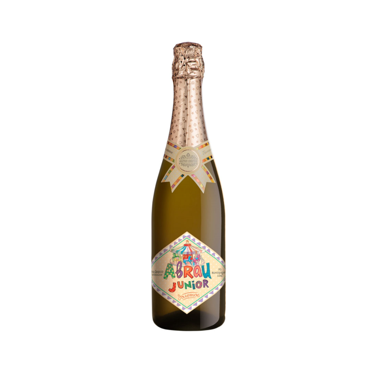 Напиток Детское шампанское Абрау Джуниор розовое 0,75л