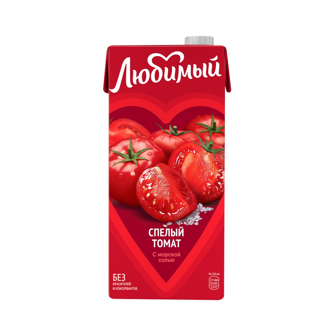 Сок Любимый 100% 0,97л томат
