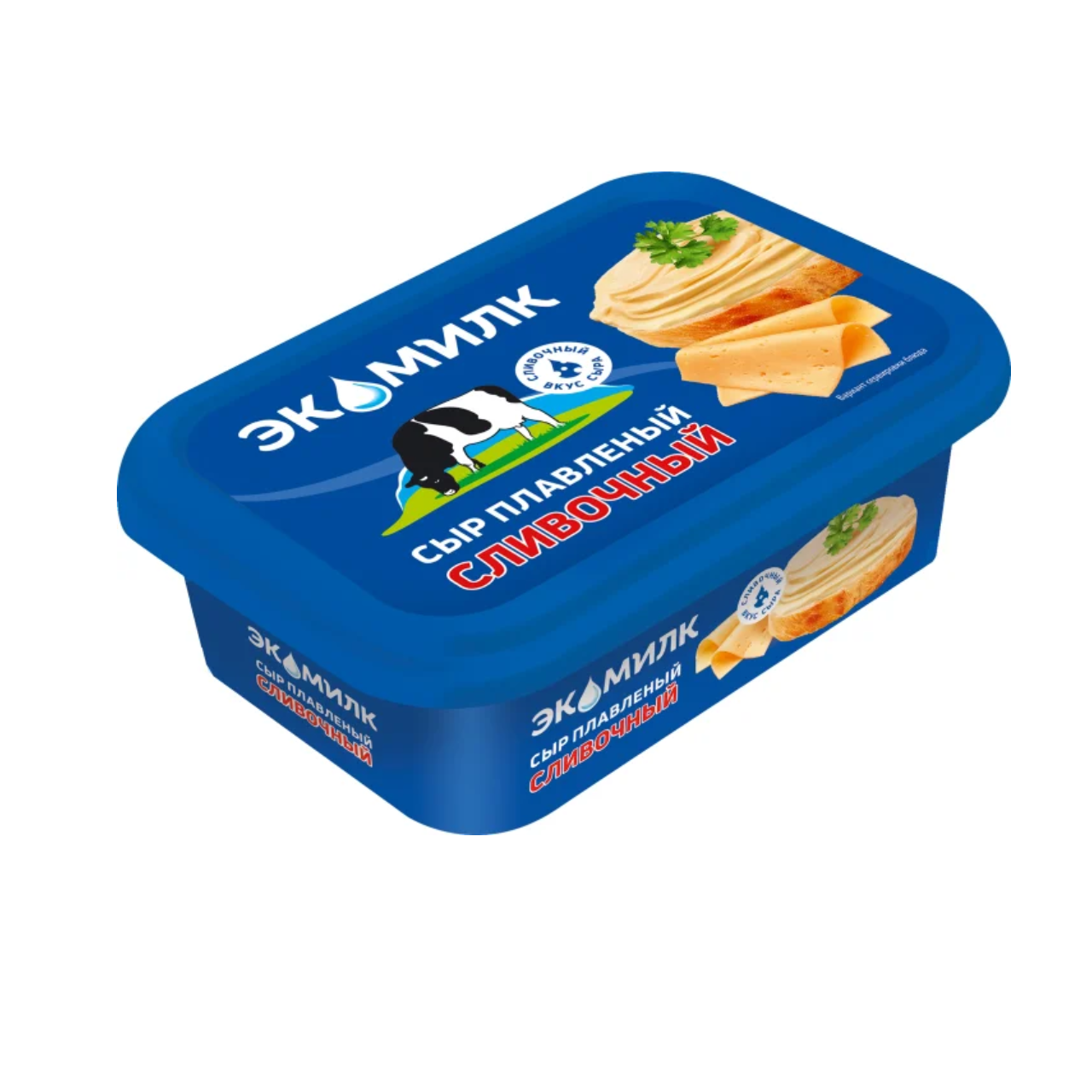 Сыр плавленный Экомилк 55% 200 г ван