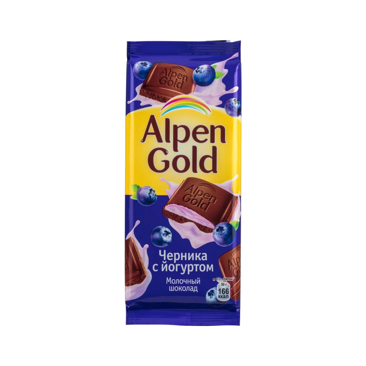 Шоколад Альпен Голд 80 г черника/йогурт