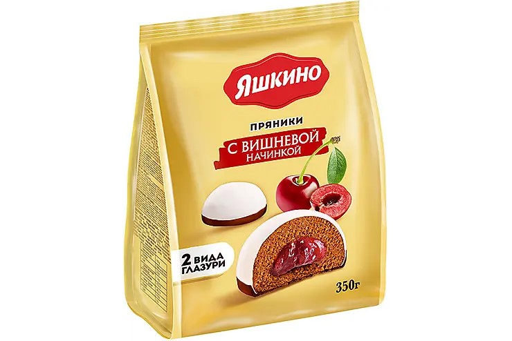 Пряники Яшкино вишневые 350 г