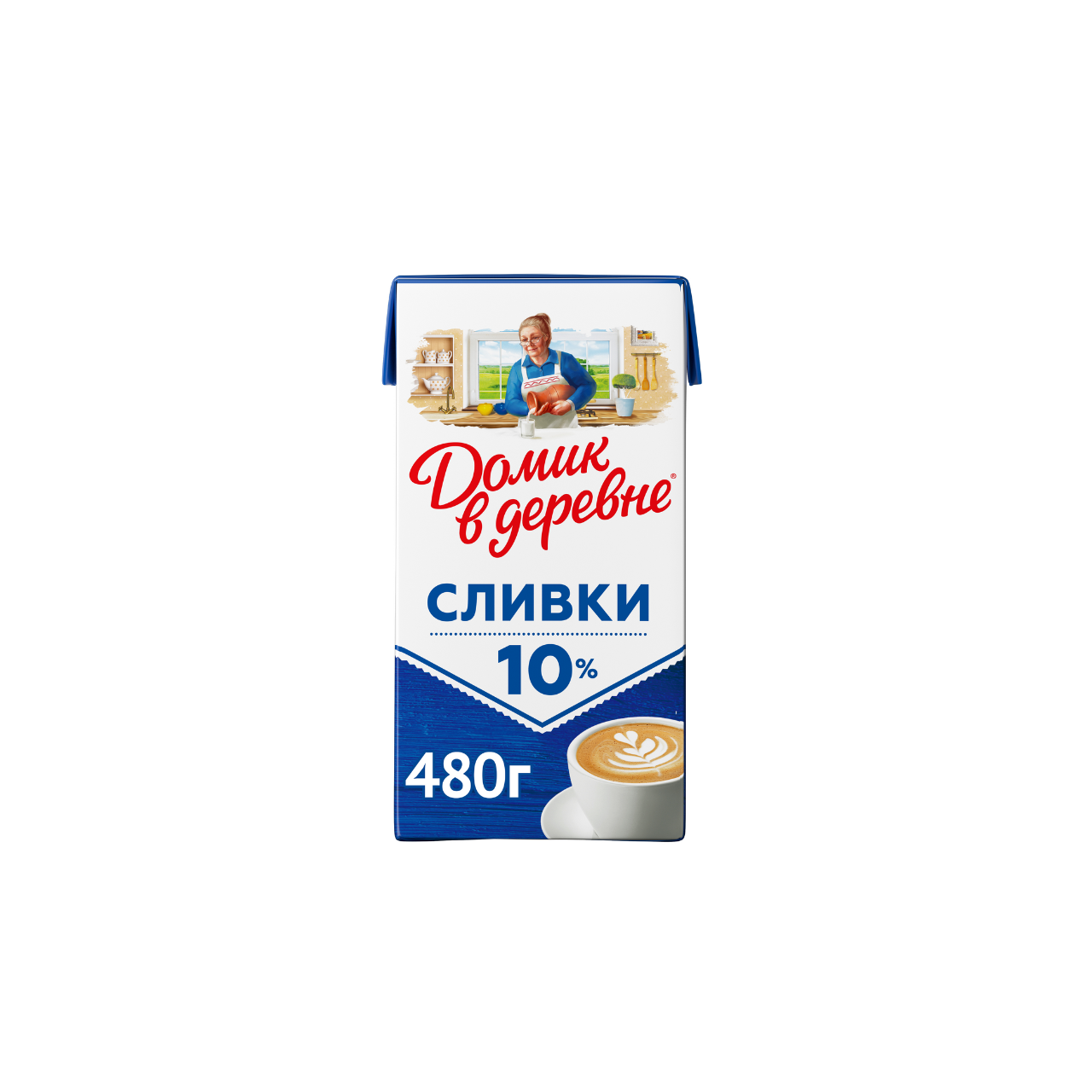 Сливки Домик в деревне 10% 480 г