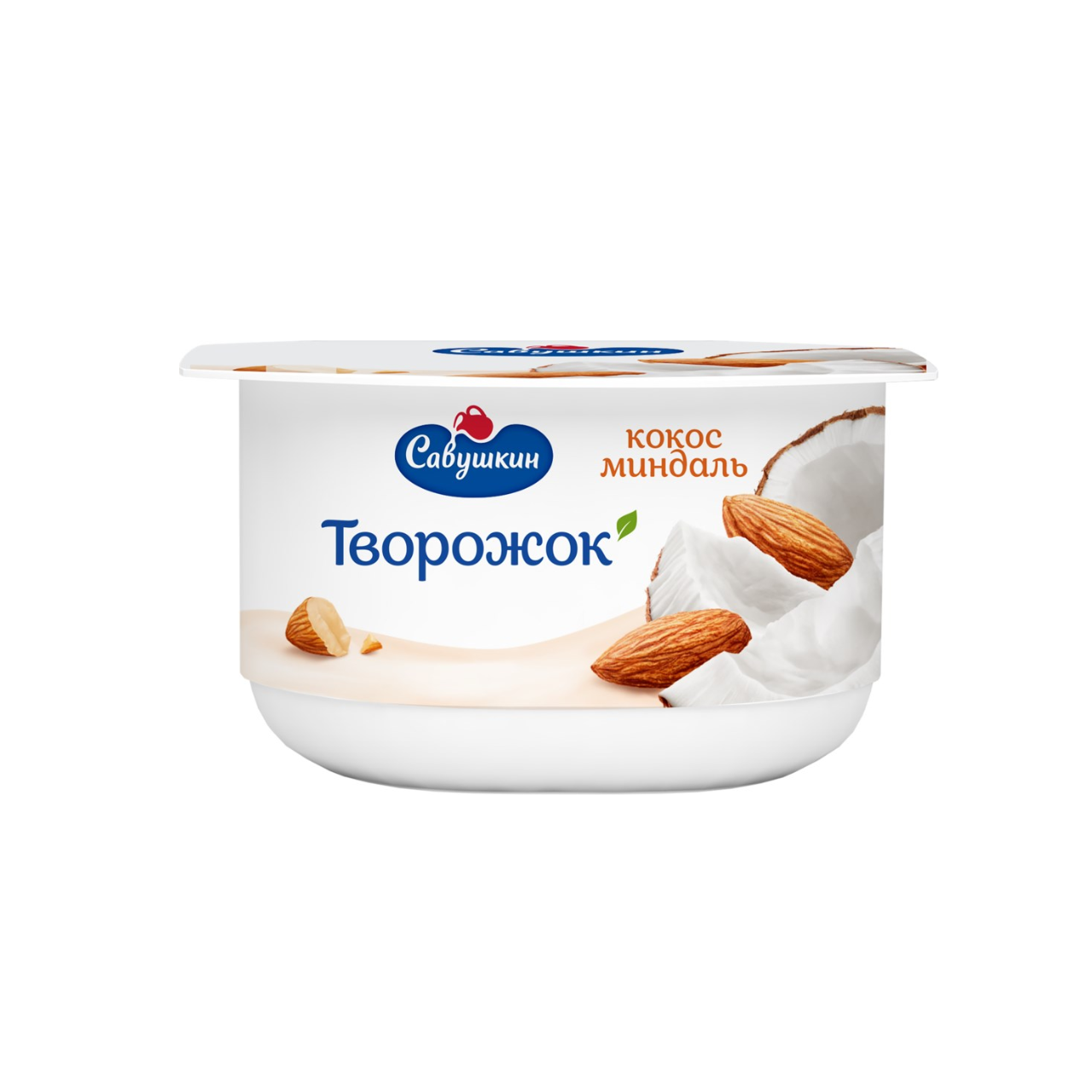 Творожок Савушкин 3,5% 120 г кокос/миндали