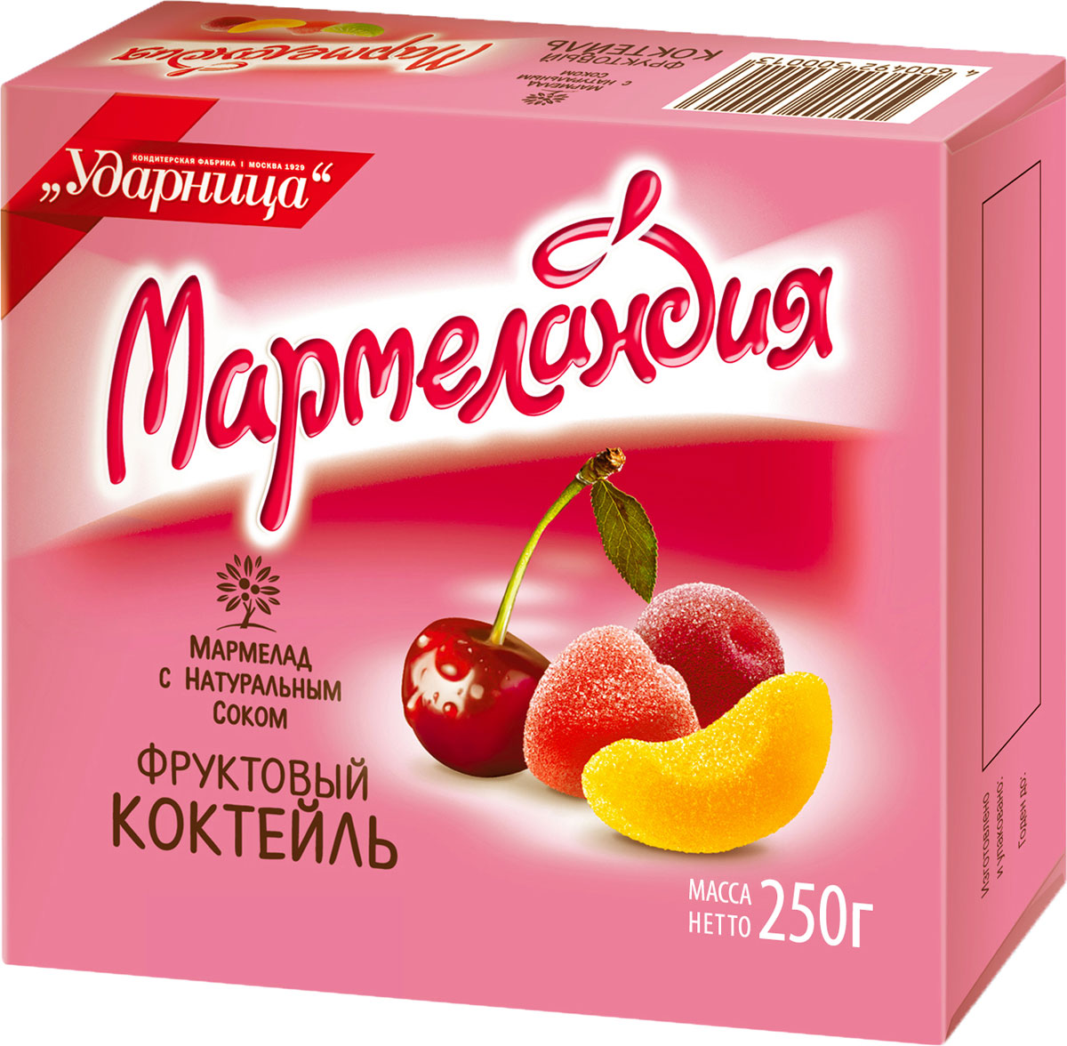 Мармелад фруктовый коктейль 250 г Мармеландия