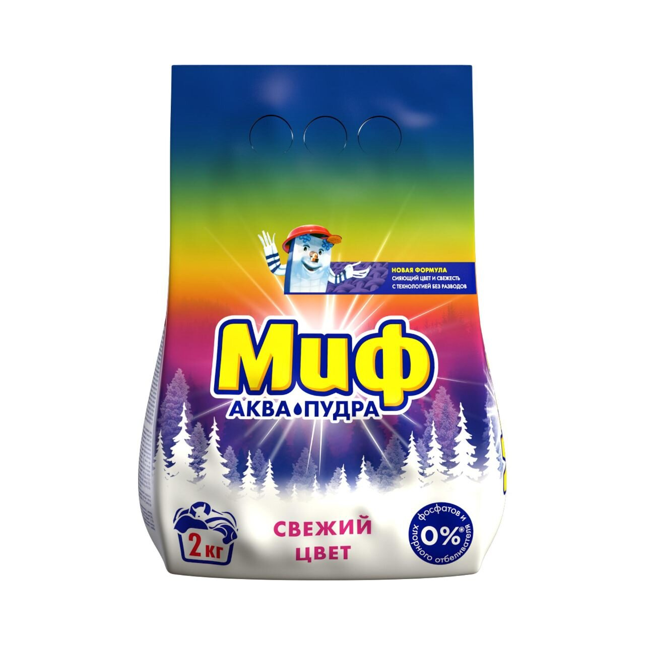 Стиральный порошок Миф автомат 2 кг для цветного