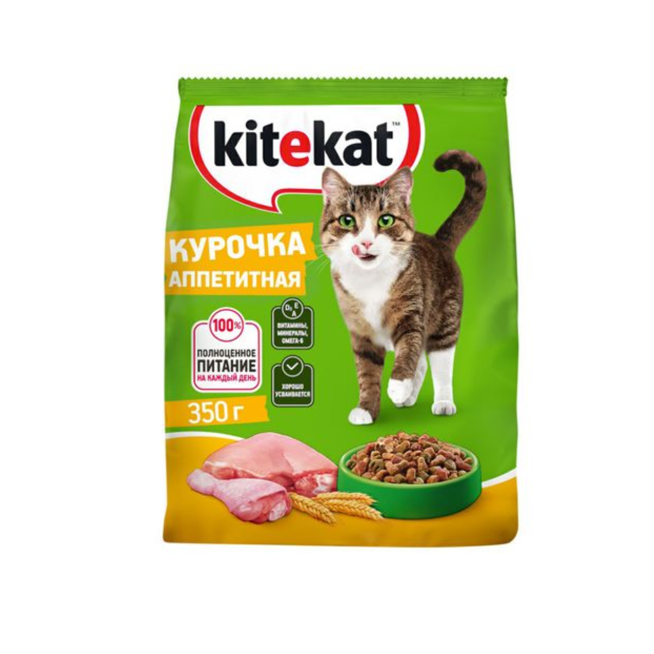 Корм Китекет 350г аппетитная курочка