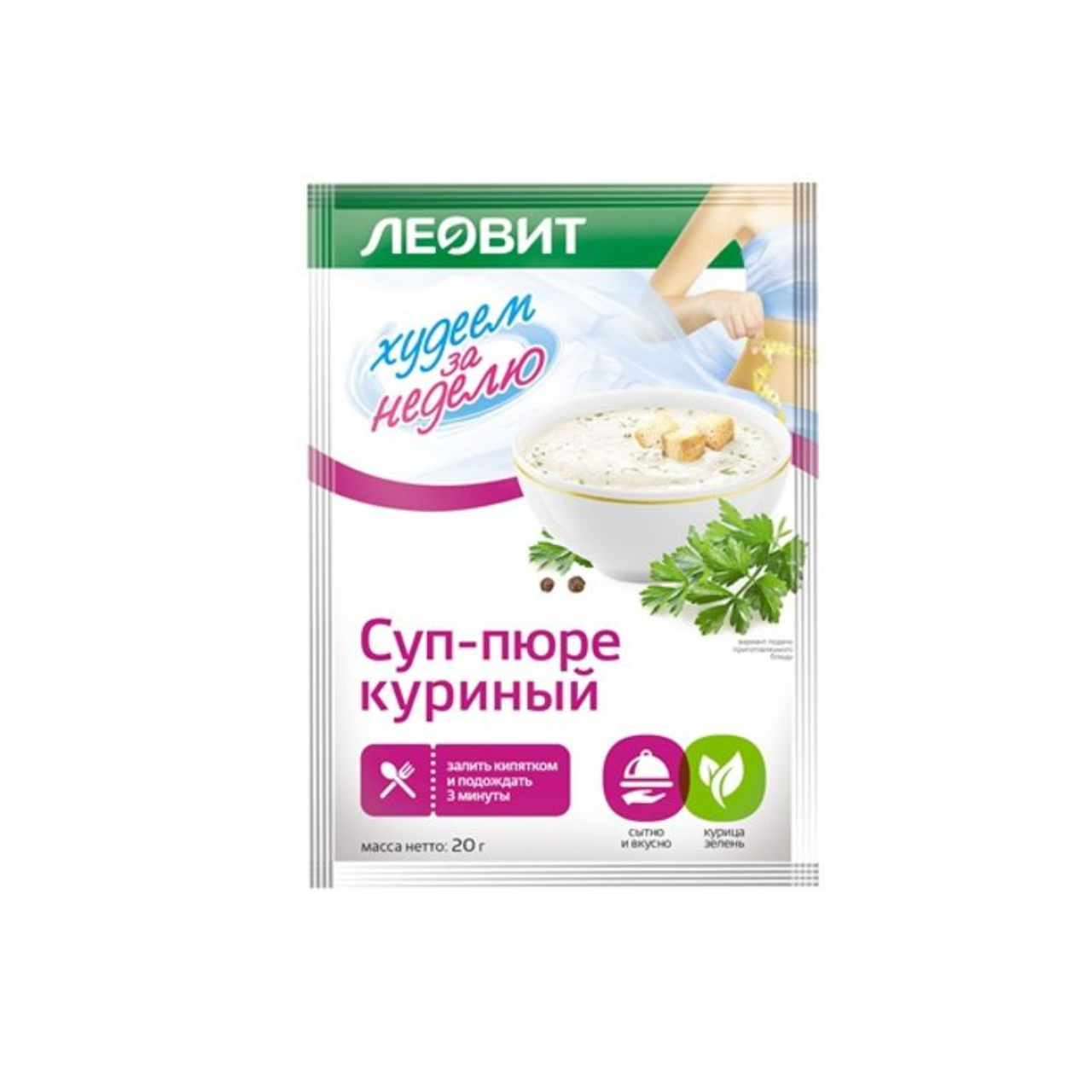 Суп Леовит пюре куриный 20 г