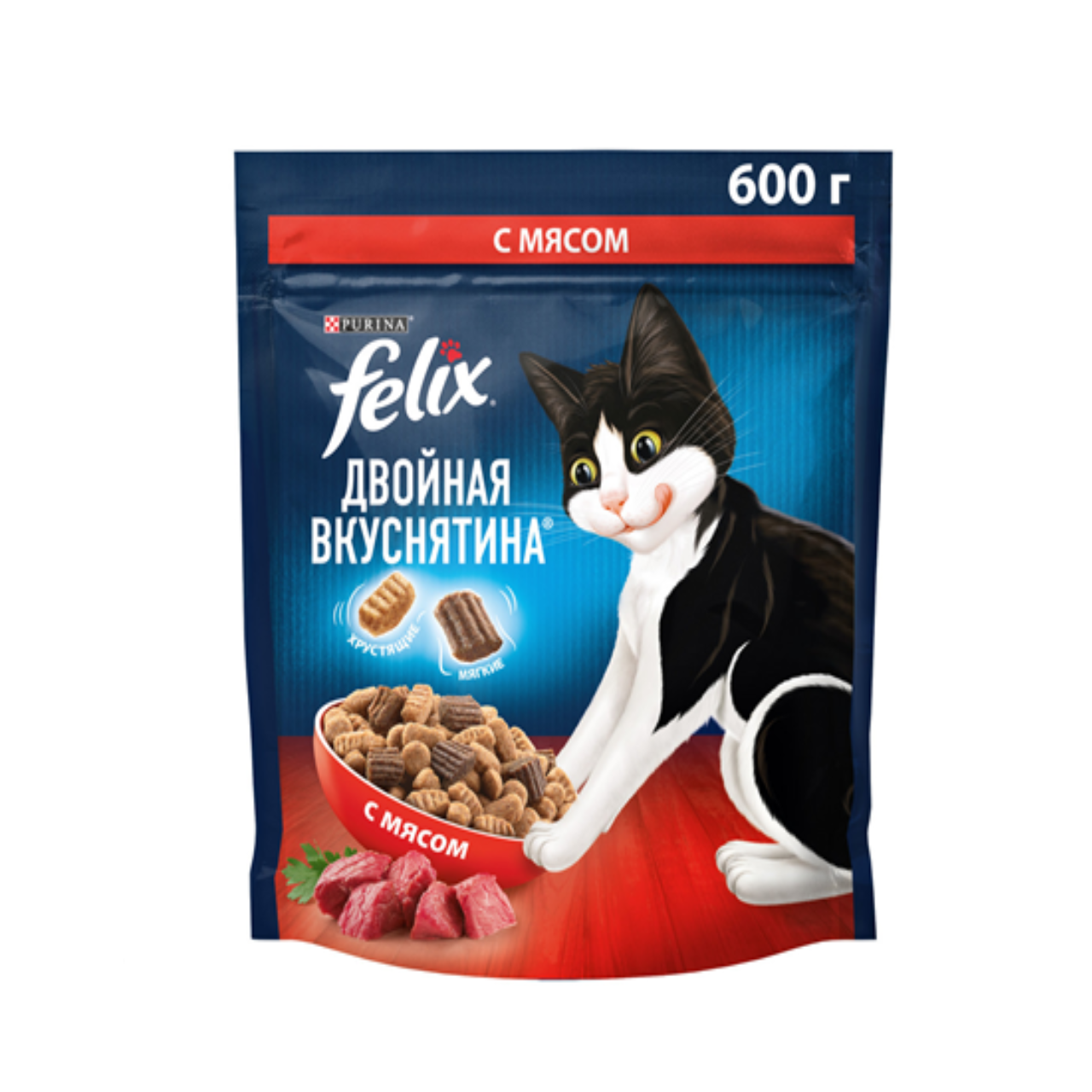 Корм Феликс 600г с мясом