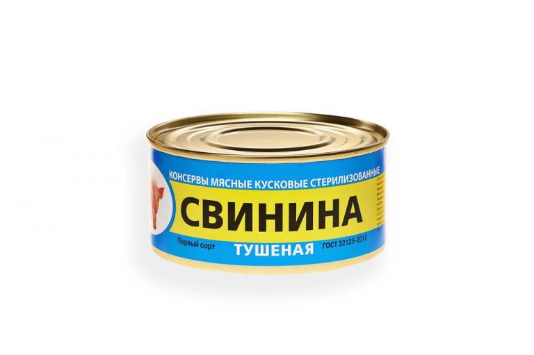 Свинина тушеная Каменка Мясо 325 г ж/б