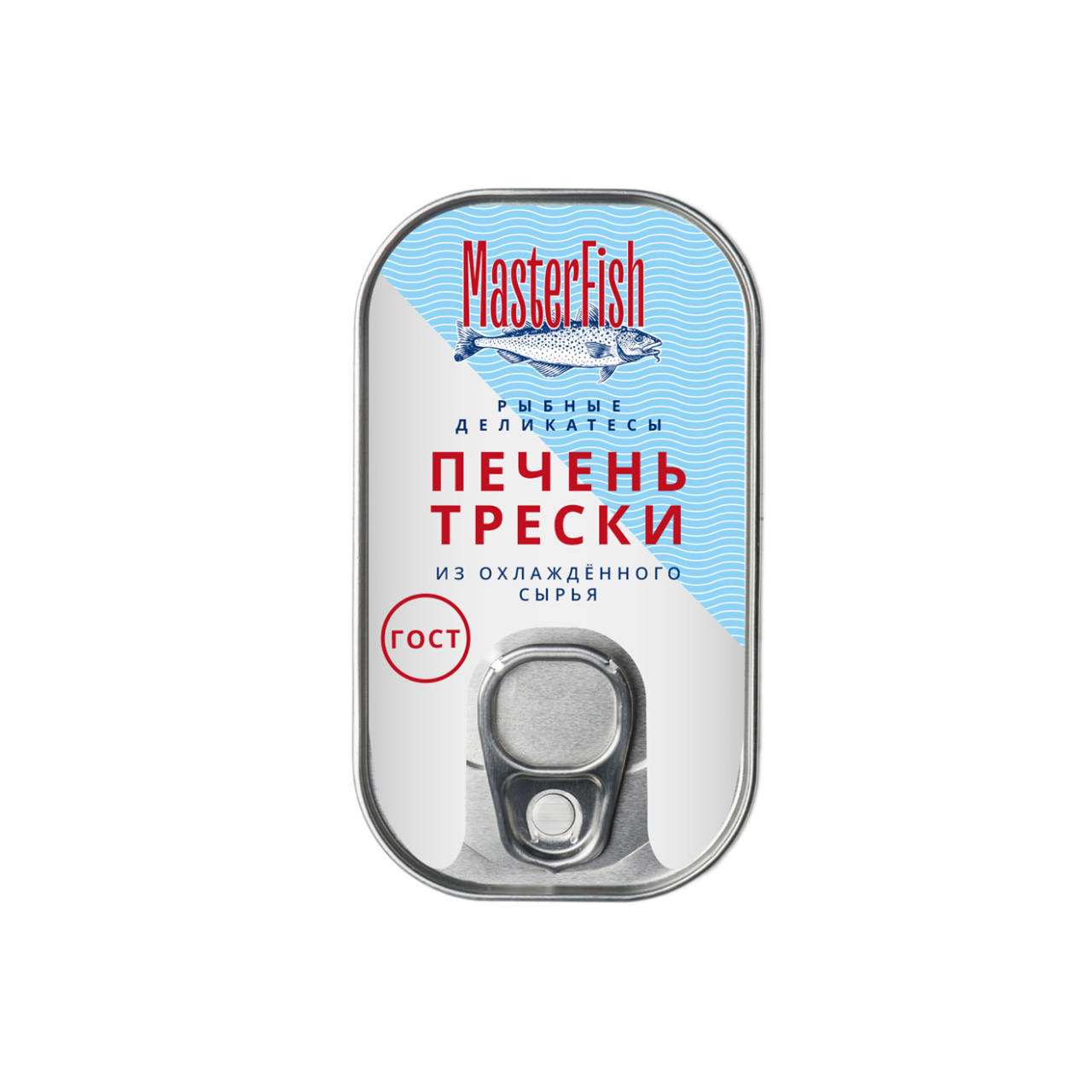 Печень трески (охл) 115г ж/б ключ Мастер Фиш