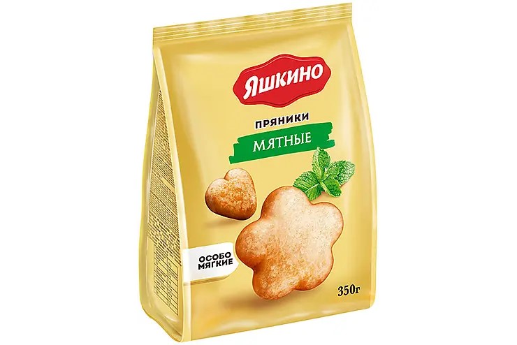 Пряники Яшкино мятные 350 г